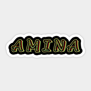 Amina Sticker